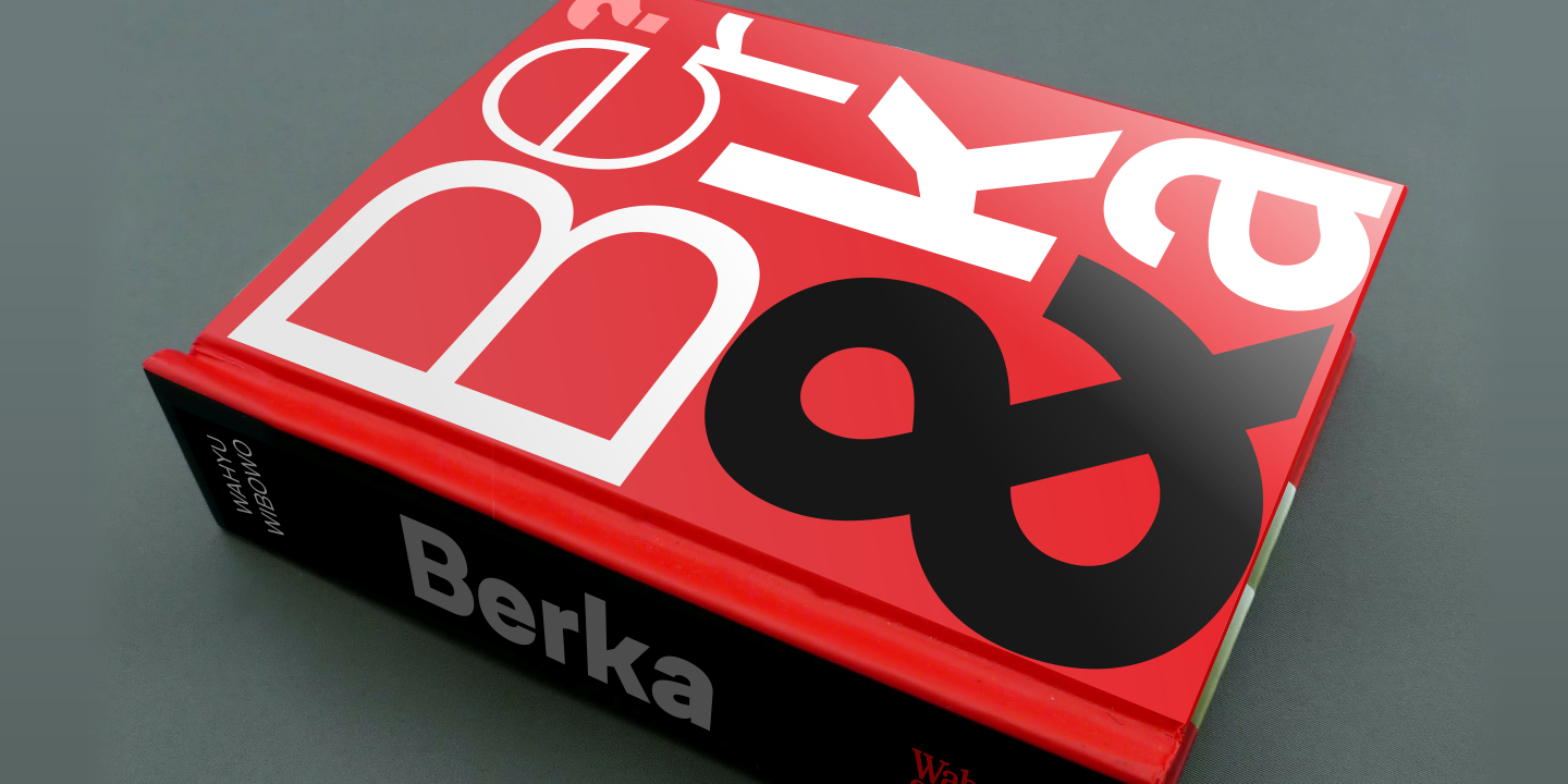Berka Thin Font preview
